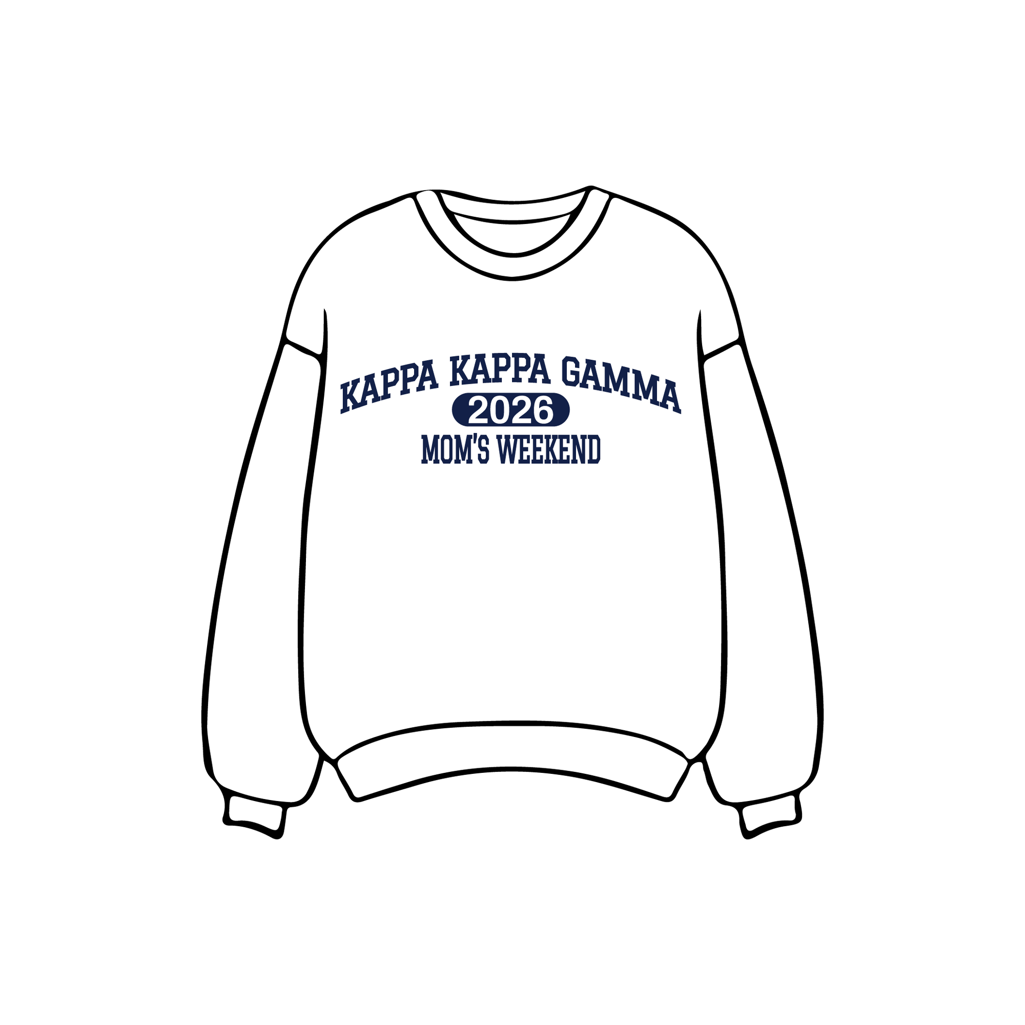 University of Missouri x Kappa Kappa Gamma 'Mom's Weekend' White Crewneck