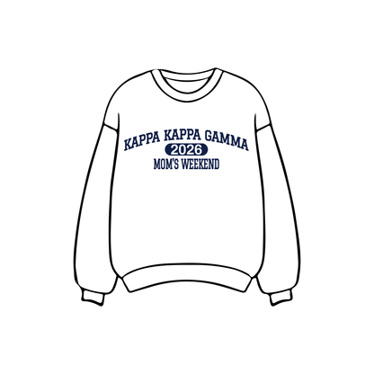 University of Missouri x Kappa Kappa Gamma 'Mom's Weekend' White Crewneck