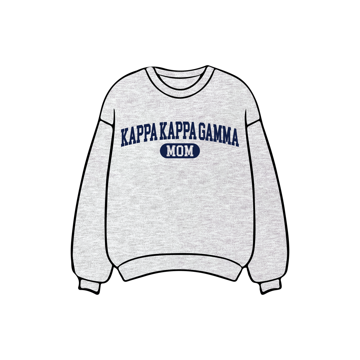 University of Missouri x Kappa Kappa Gamma 'Mom's Weekend' Gray Crewneck