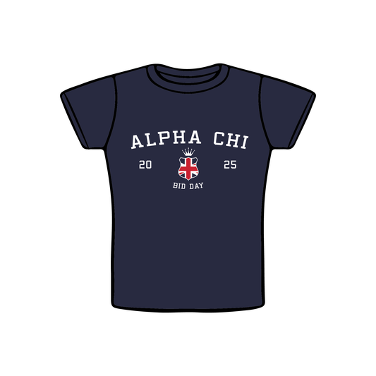University of Nebraska-Lincoln x Alpha Chi Omega 'Spring Bid Day' Baby Tee