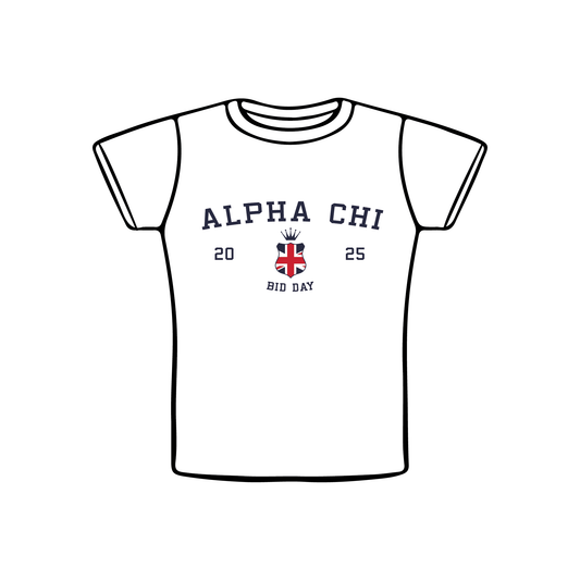 University of Nebraska-Lincoln x Alpha Chi Omega 'Spring Bid Day' Baby Tee