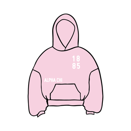 University of New Hampshire x Alpha Chi Omega 'Spring Merch' Hoodie