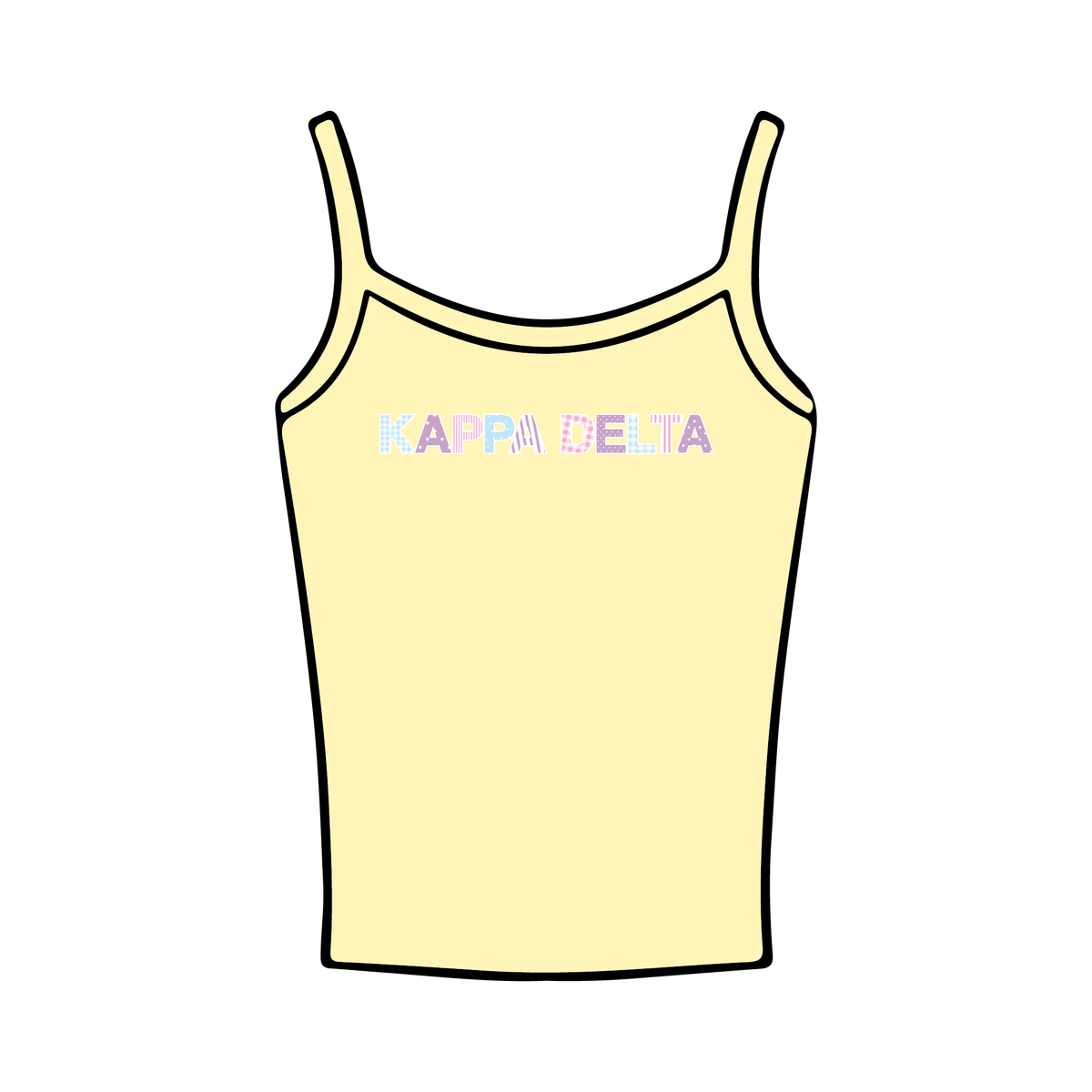 University of New Hampshire x Kappa Delta 'NA' Spaghetti Tank Top