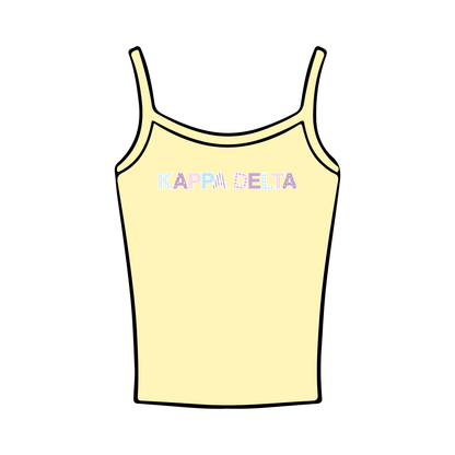 University of New Hampshire x Kappa Delta 'NA' Spaghetti Tank Top