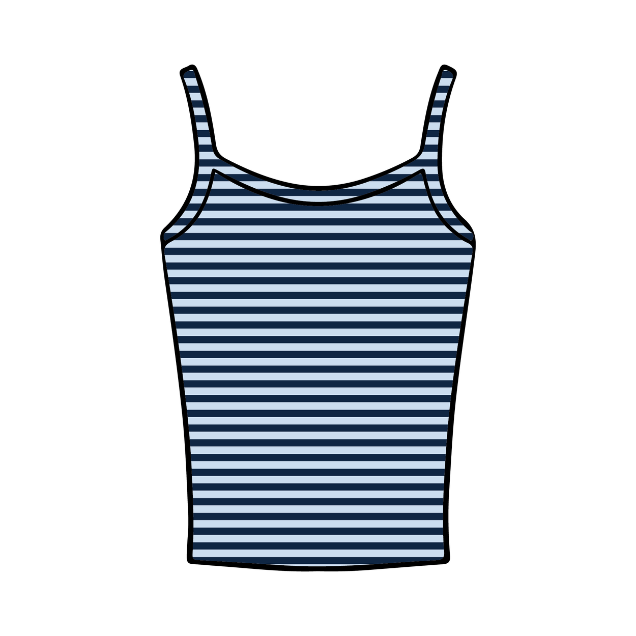 University of North Carolina Wilmington x Chi Omega 'Merch drop' Spaghetti Tank