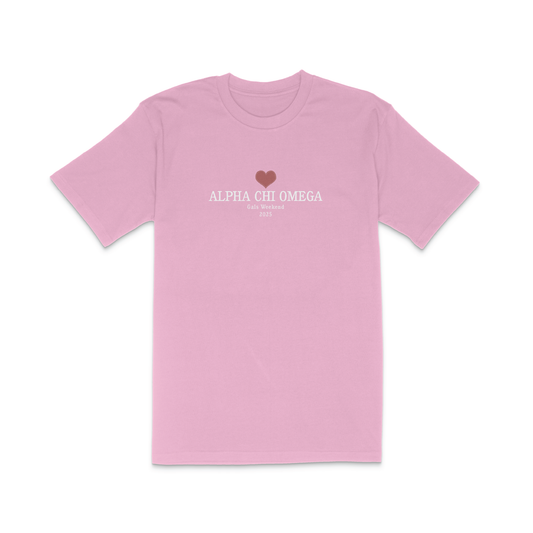 University of Oregon x Alpha Chi Omega 'Gals Weekend 2025' Tee