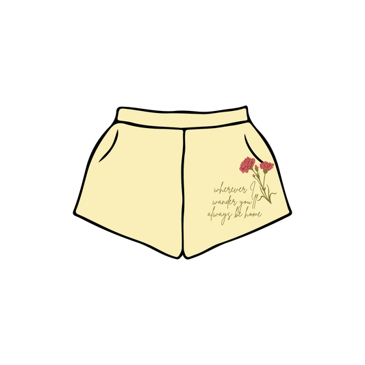 University of Oregon x Alpha Chi Omega 'Spring Term Merch' Sweatshorts