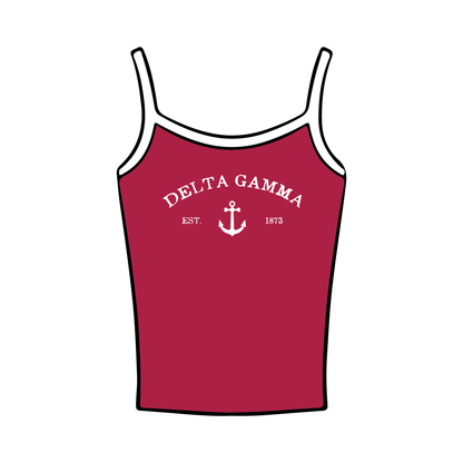 University of Oregon x Delta Gamma 'Recruitment 2025' Spaghetti Tank Top