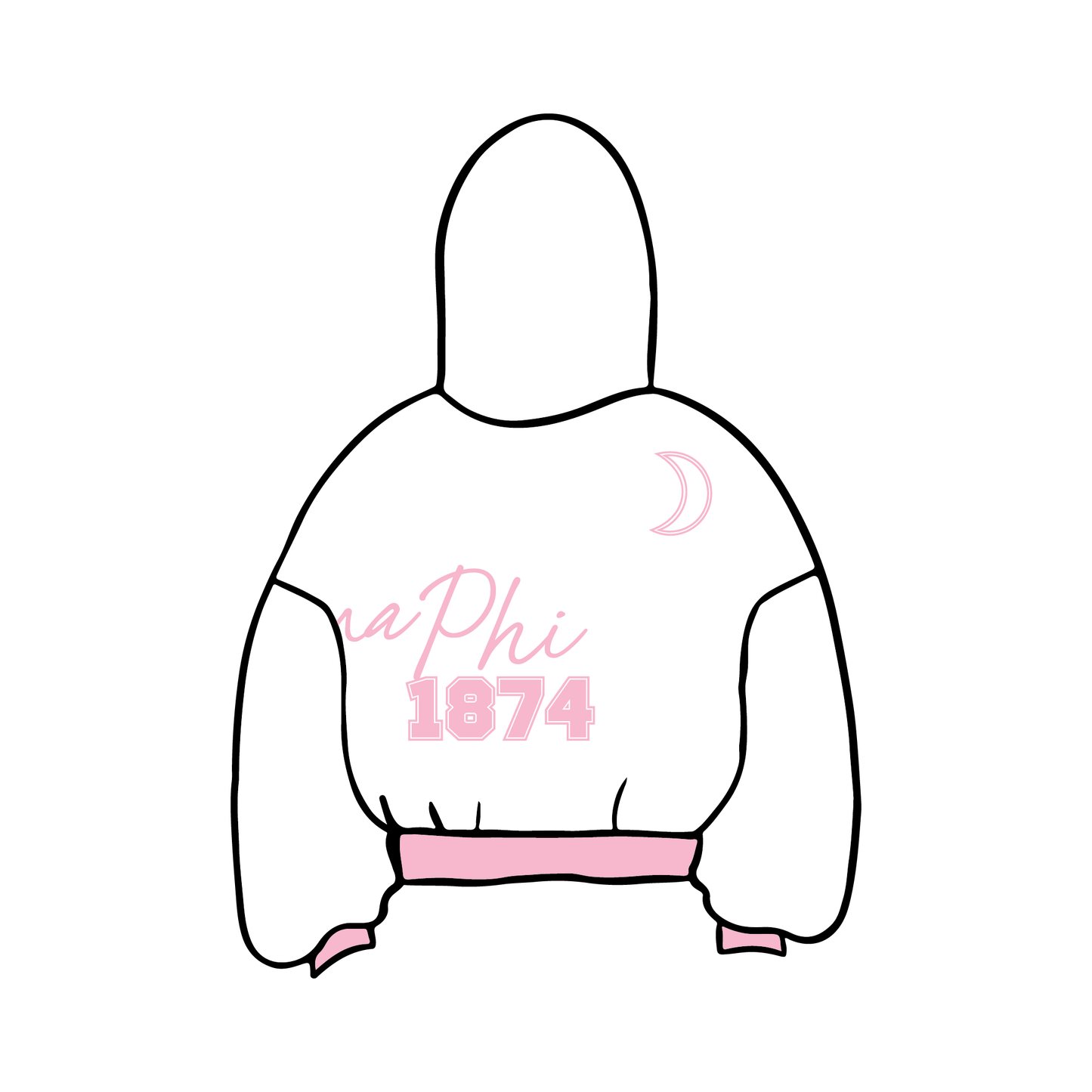 University of Oregon x Gamma Phi Beta 'Exec Merch' Hoodie