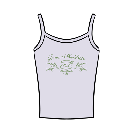 University of Oregon x Gamma Phi Beta 'Mom’s Weekend' Spaghetti Tank Top