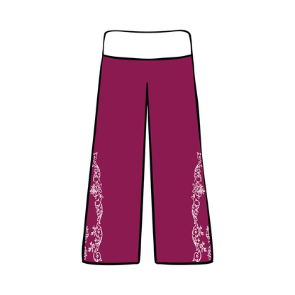 University of Oregon x Gamma Phi Beta 'Winter Merch Drop' Foldover Yoga Pants