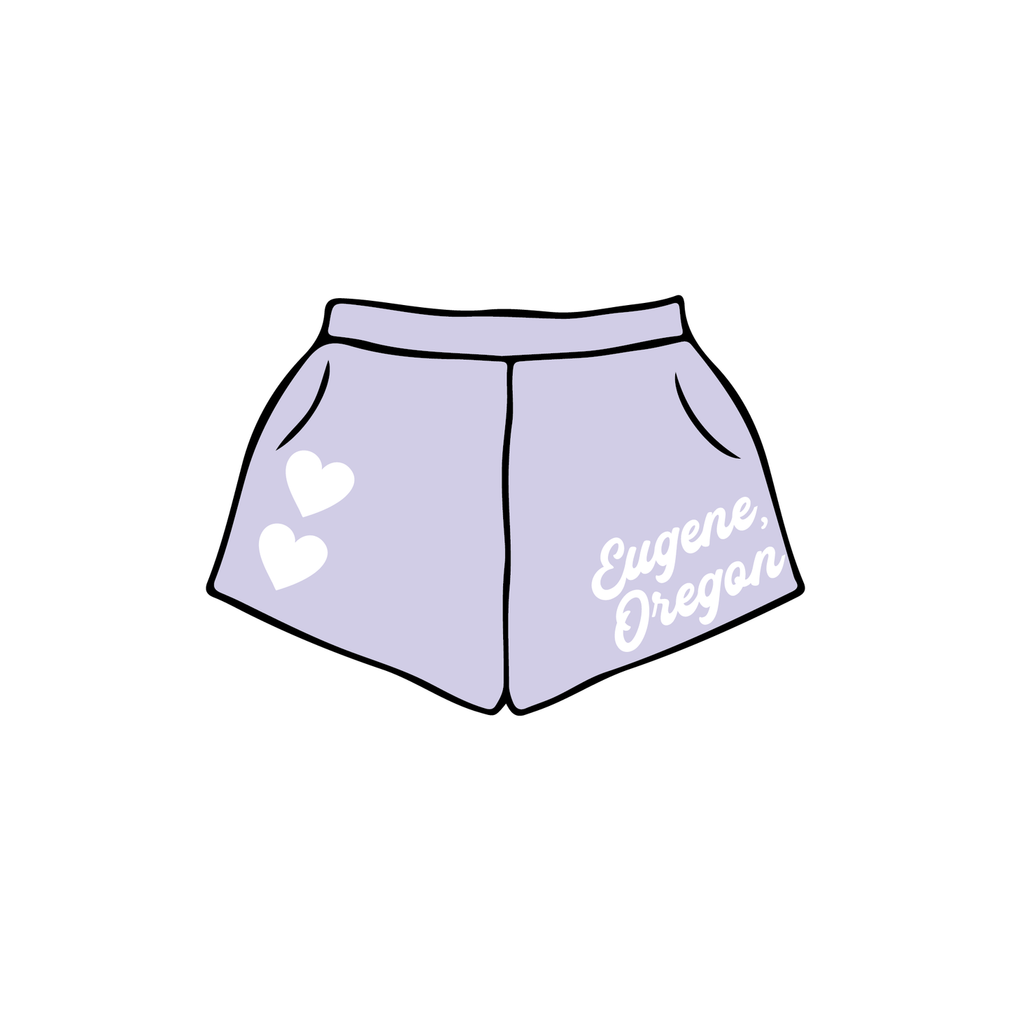 University of Oregon x Sigma Kappa 'Spring Merch' Shorts