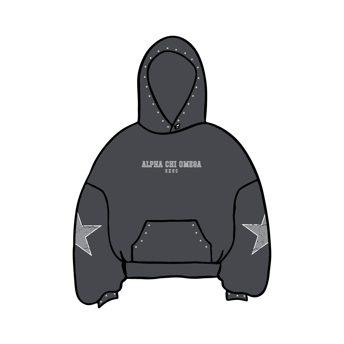 University of San Diego x Alpha Chi Omega 'Exec Merch' Hoodie