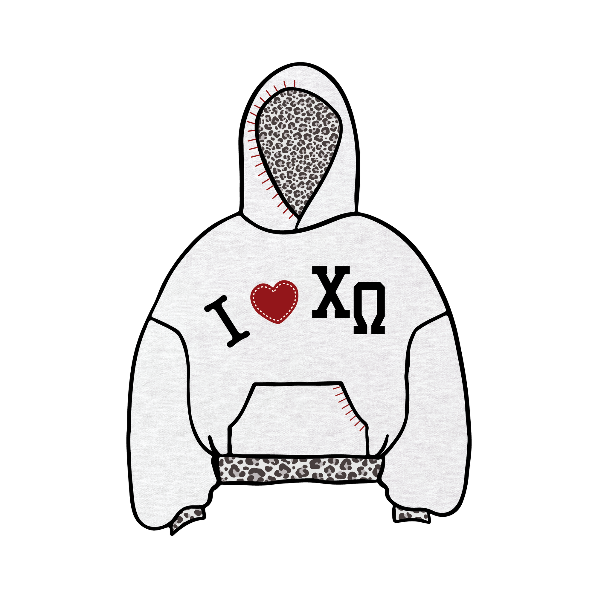 University of Virginia x Chi Omega 'Spring Merch Pack 2026' Hoodie