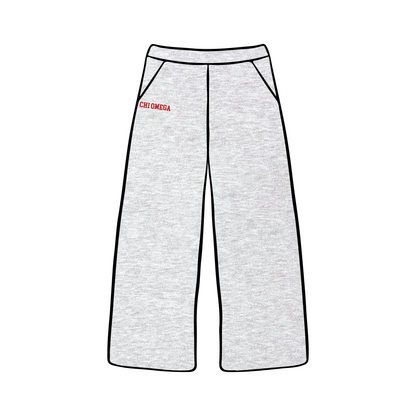 University of Wisconsin-Madison x Chi Omega 'New Fall PC' Wide-leg Sweatpants