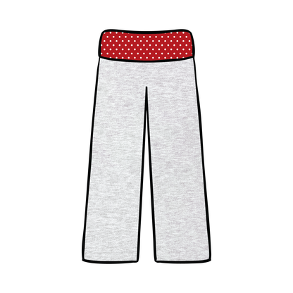 University of Wisconsin-Madison x Chi Omega 'New Fall PC' Fold-over Sweatpants