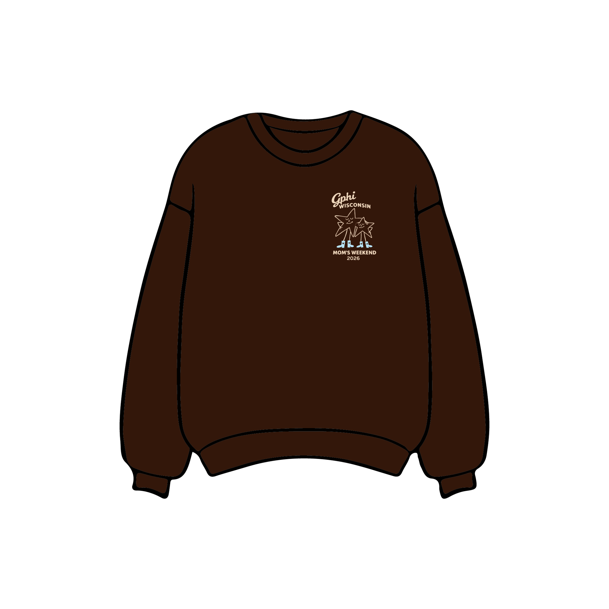 University of Wisconsin-Madison x Gamma Phi Beta 'Mom's Weekend' Crewneck