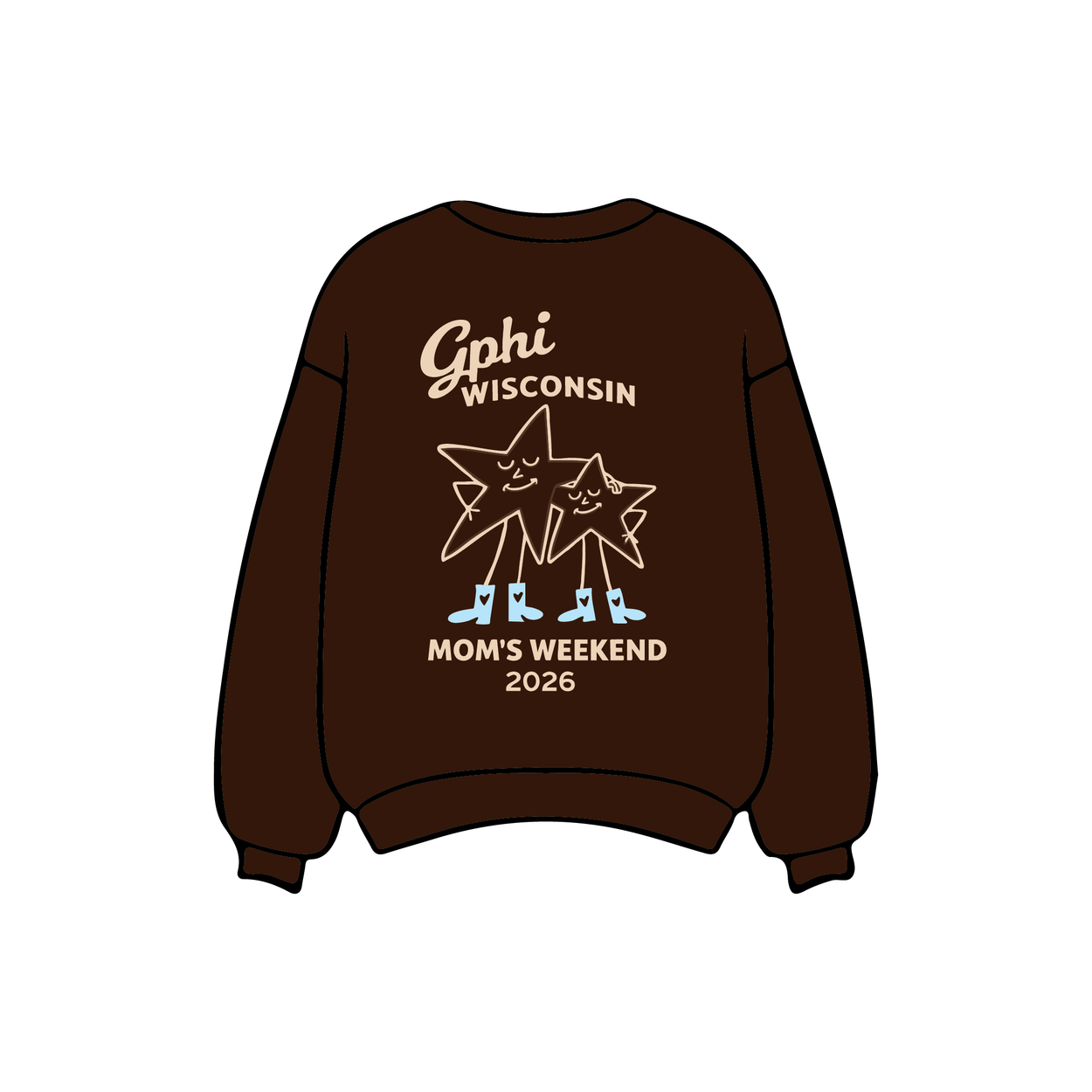 University of Wisconsin-Madison x Gamma Phi Beta 'Mom's Weekend' Crewneck