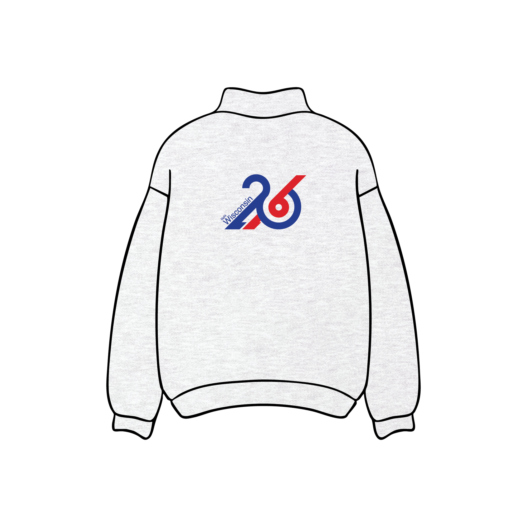 University of Wisconsin-Madison x Gamma Phi Beta 'Philanthropy' Mockneck