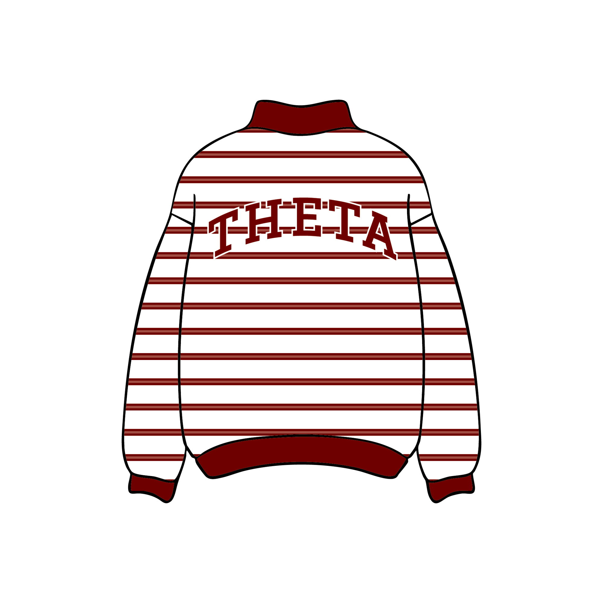 University of Wisconsin-Madison x Kappa Alpha Theta 'ValentinesDate Party merch' Mockneck