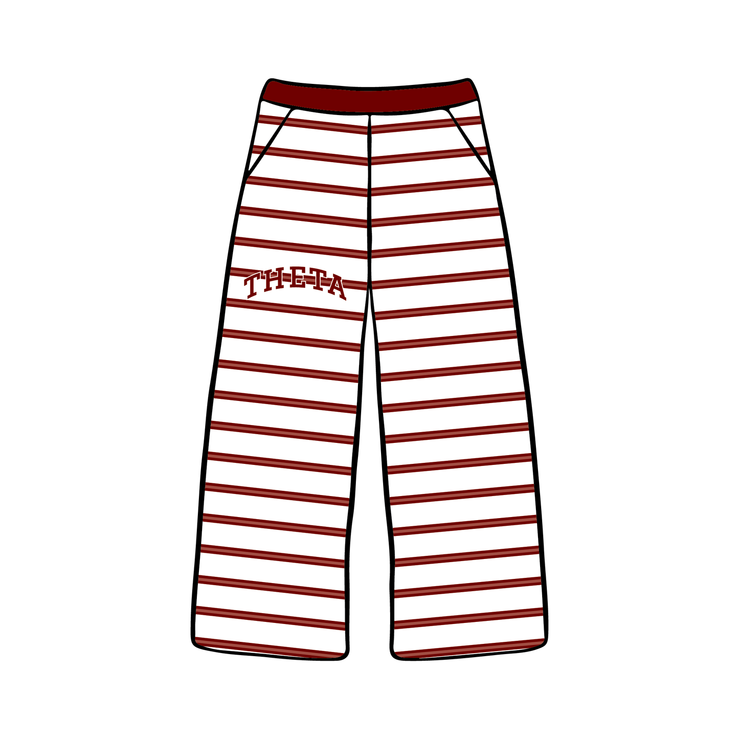 University of Wisconsin-Madison x Kappa Alpha Theta 'ValentinesDate Party merch' Sweatpants