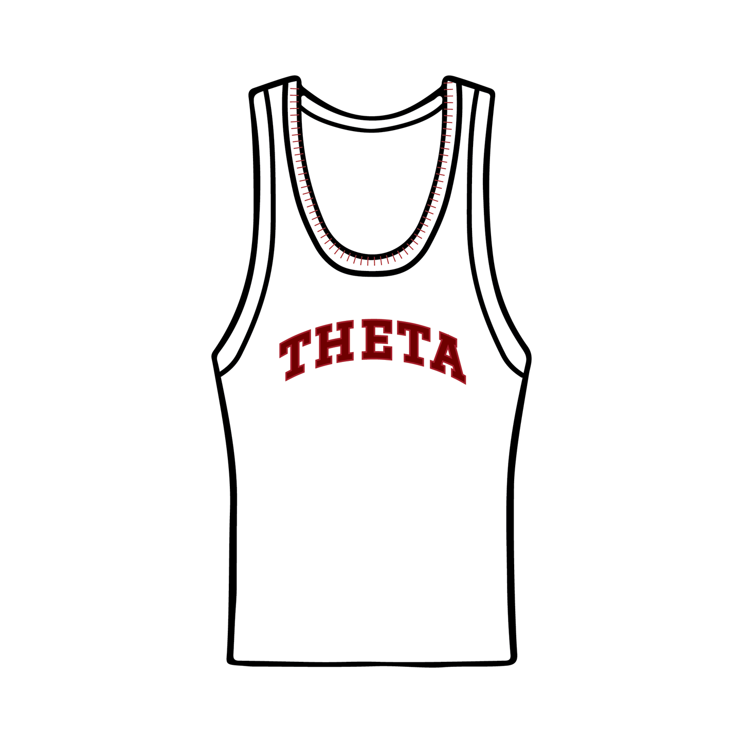 University of Wisconsin-Madison x Kappa Alpha Theta 'ValentinesDate Party merch' Tank Top