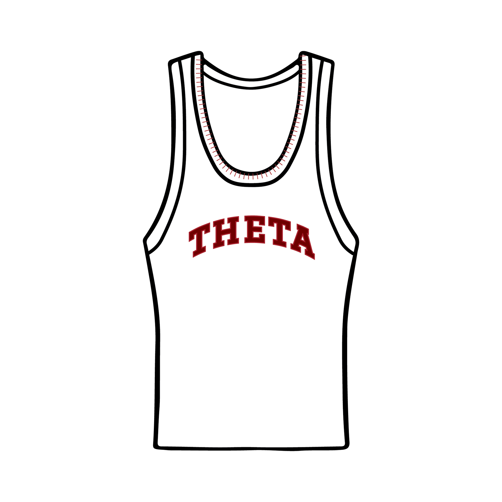 University of Wisconsin-Madison x Kappa Alpha Theta 'ValentinesDate Party merch' Tank Top