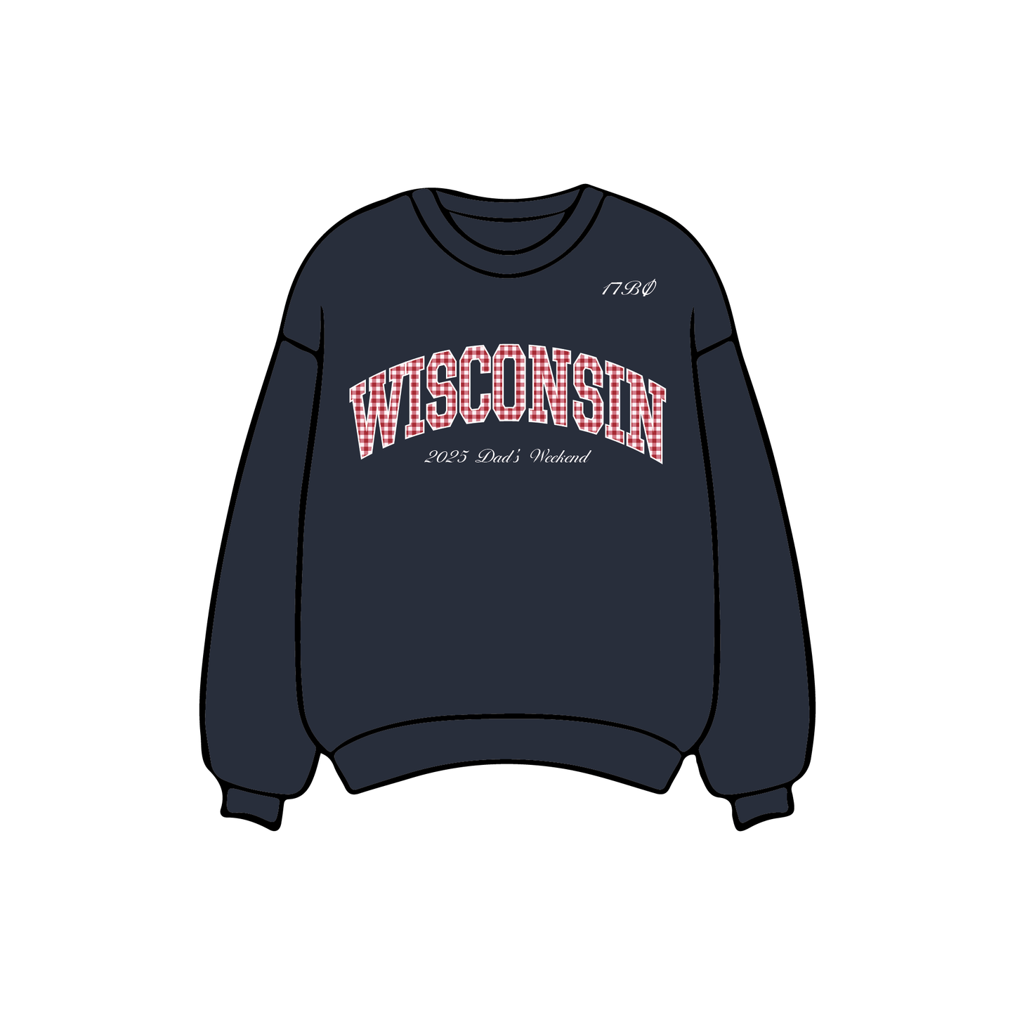 University of Wisconsin-Madison x Pi Beta Phi 'Dad's Weekend' Crewneck