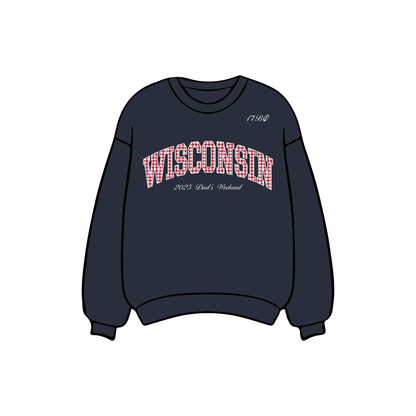 University of Wisconsin-Madison x Pi Beta Phi 'Dad's Weekend' Crewneck
