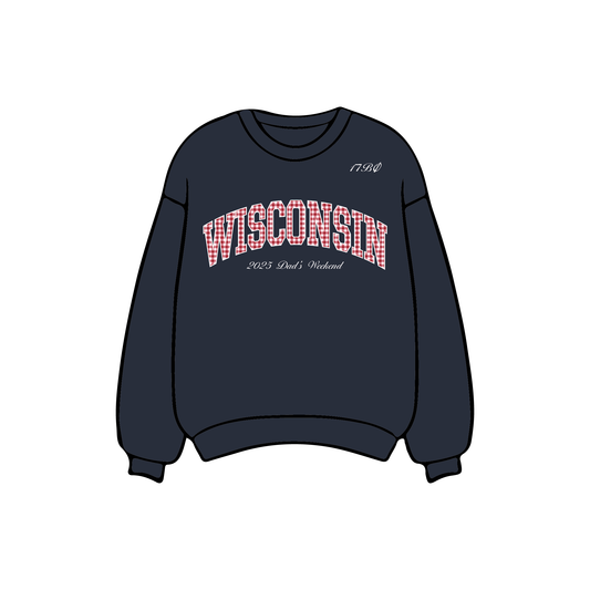 University of Wisconsin-Madison x Pi Beta Phi 'Dad's Weekend' Crewneck