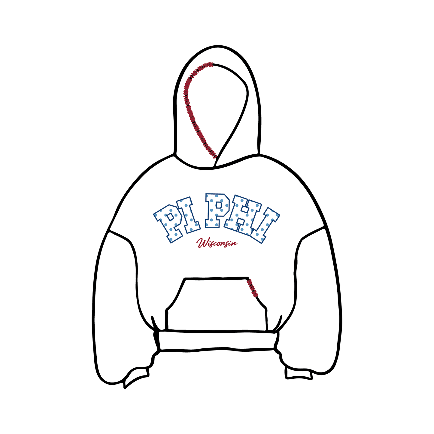 University of Wisconsin-Madison x Pi Beta Phi 'Formal' Hoodie