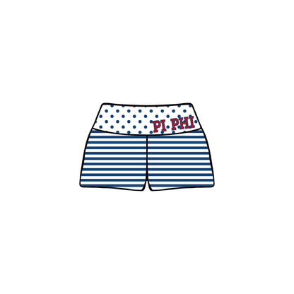 University of Wisconsin-Madison x Pi Beta Phi 'Formal' Foldover Shorts