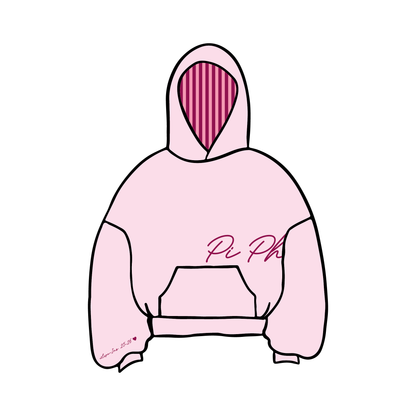 University of Wisconsin-Madison x Pi Beta Phi 'Live-ins Merch' Hoodie