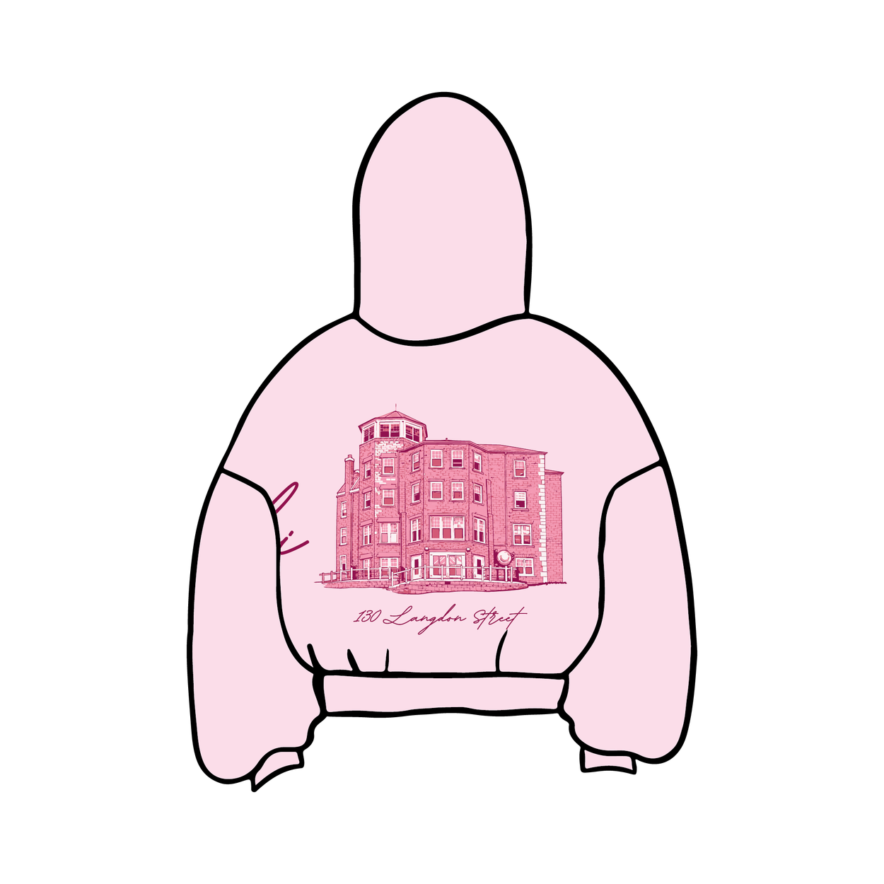 University of Wisconsin-Madison x Pi Beta Phi 'Live-ins Merch' Hoodie
