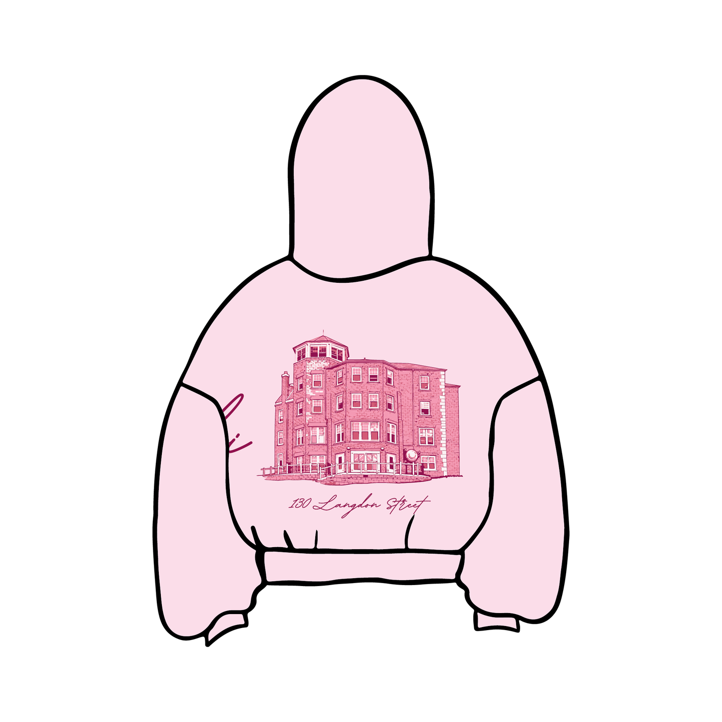 University of Wisconsin-Madison x Pi Beta Phi 'Live-ins Merch' Hoodie