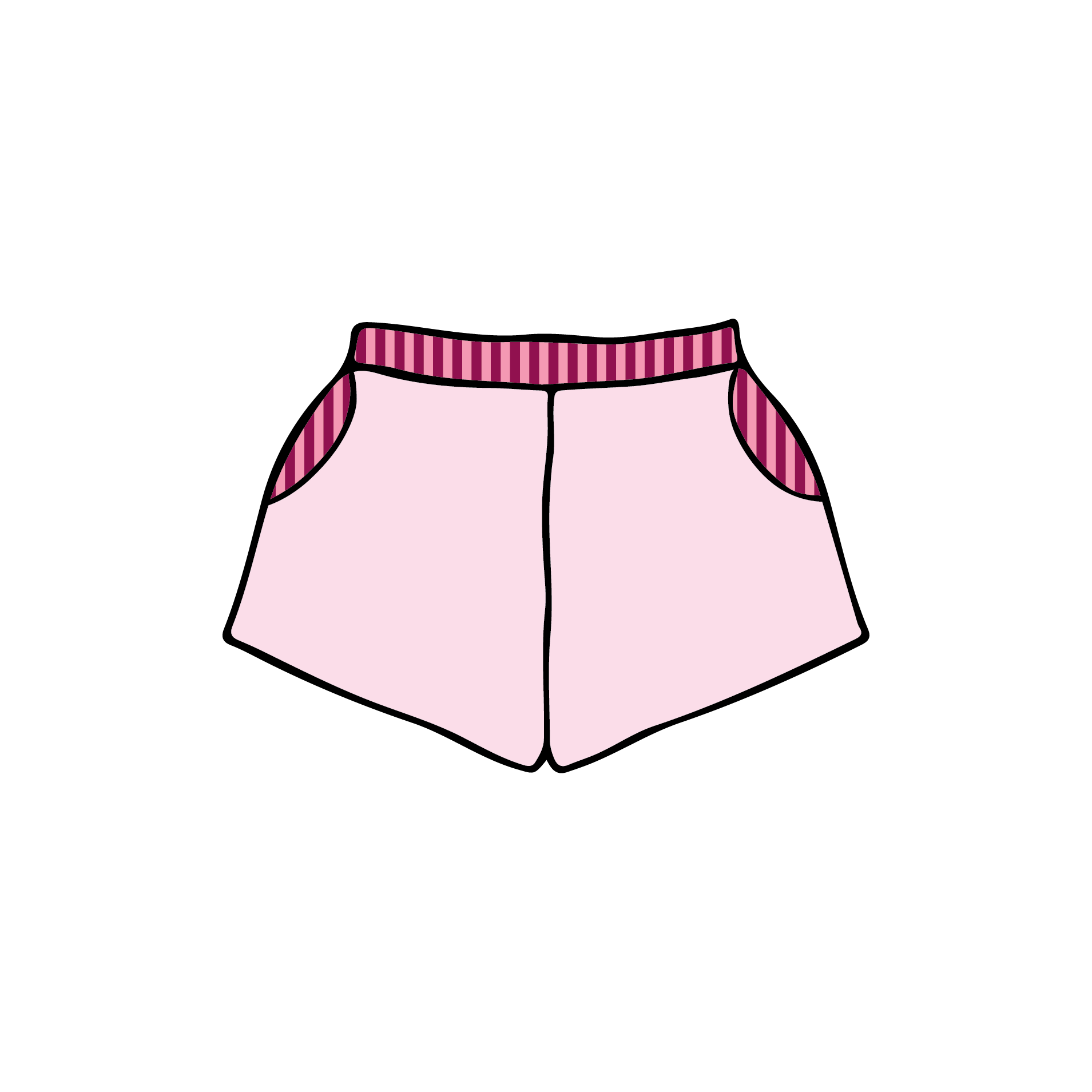 University of Wisconsin-Madison x Pi Beta Phi 'Live-ins Merch' Sweatshorts