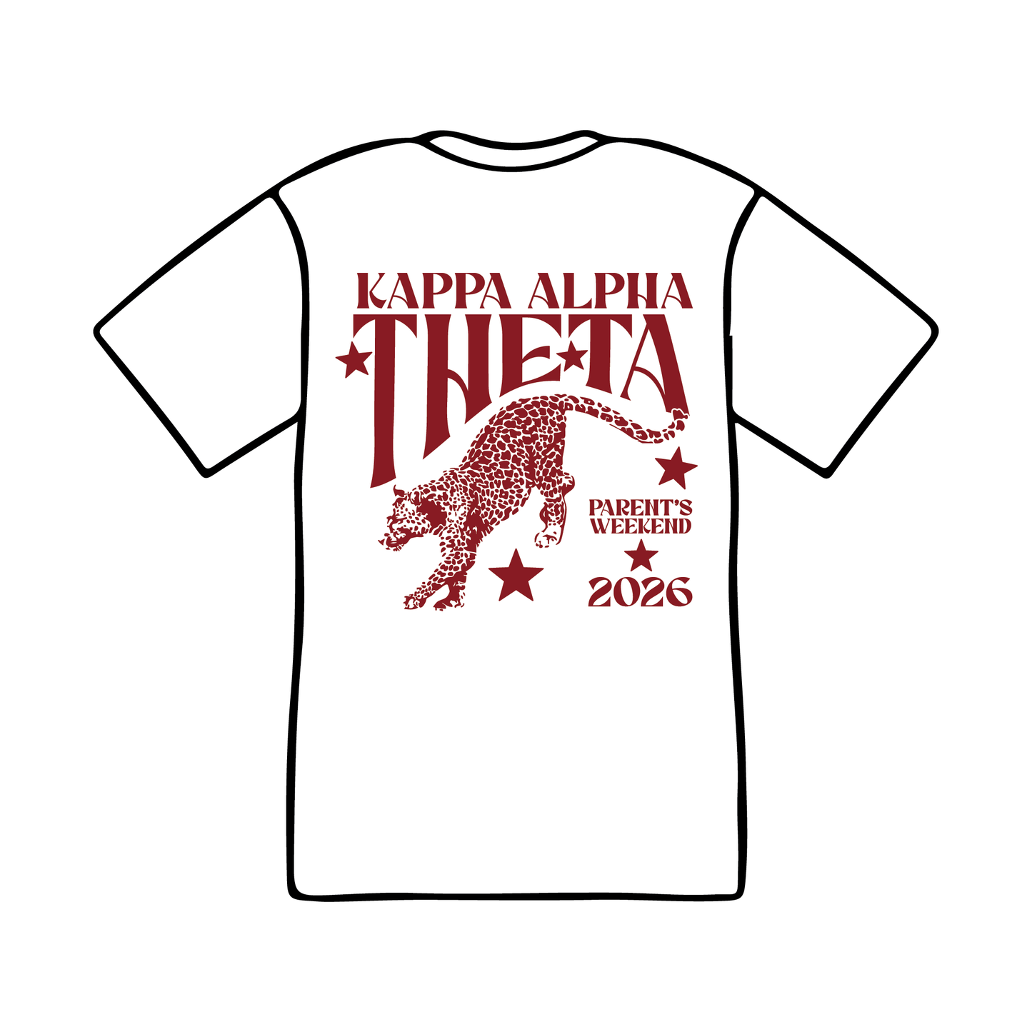 Vanderbilt University x Kappa Alpha Theta 'Spring Parent's Weekend' T-Shirt