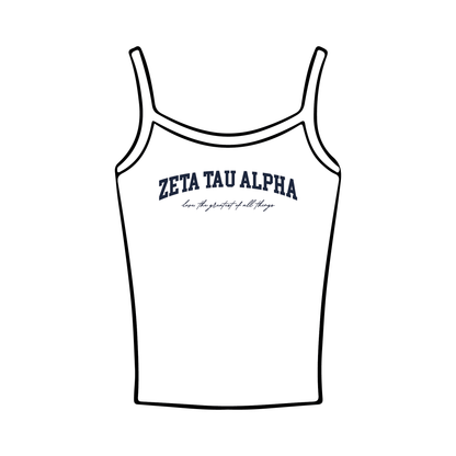 Vanderbilt University x Zeta Tau Alpha 'Panhellenic Preview Day' Spaghetti Tank Top