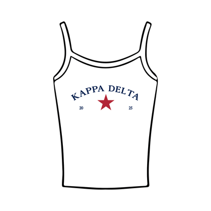 Vanderbilt University x Kappa Delta 'Kappa Delta' Spaghetti Tank Top