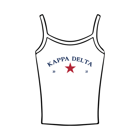 Vanderbilt University x Kappa Delta 'Kappa Delta' Spaghetti Tank Top