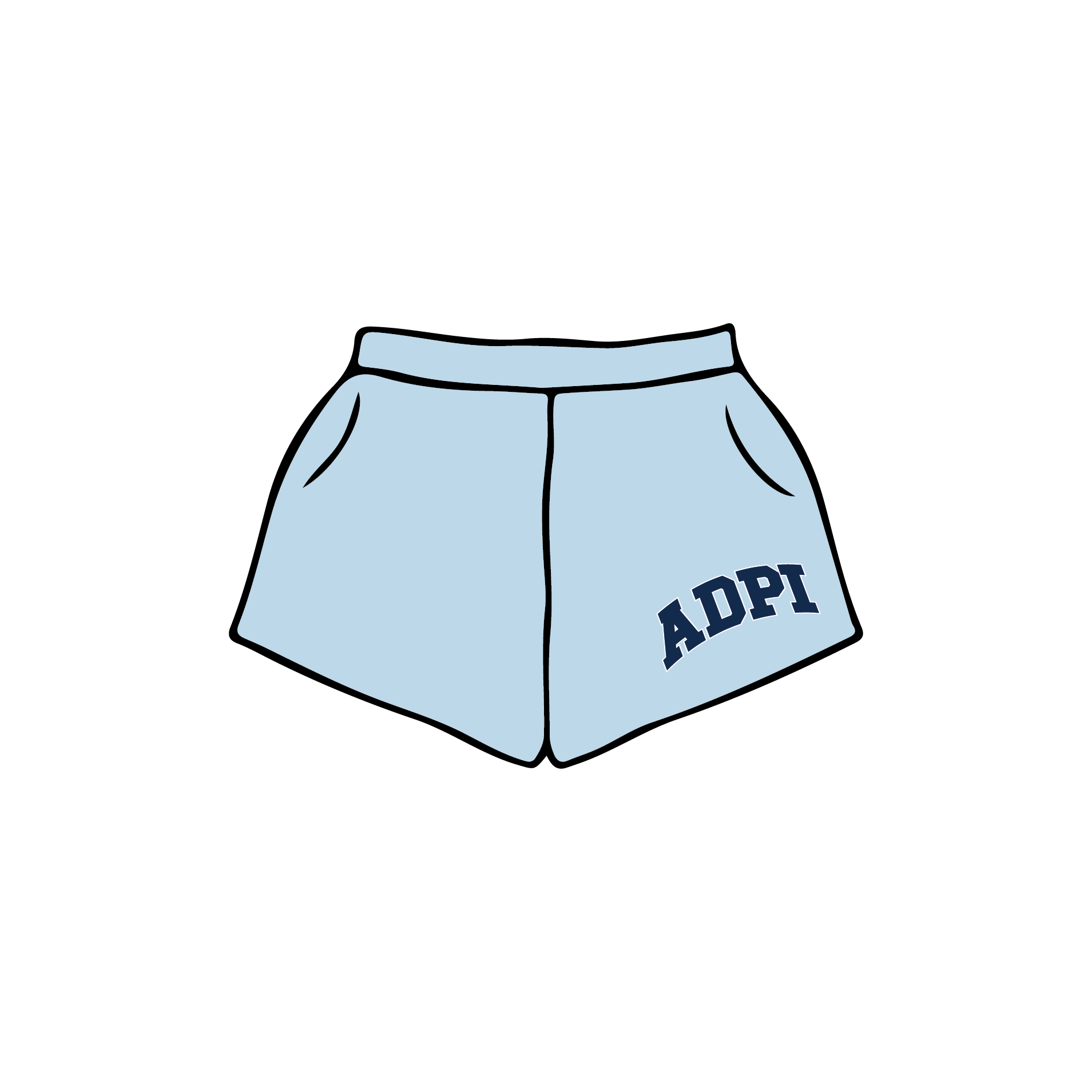 Virginia Polytechnic Institute and State University x Alpha Delta Pi 'General Drop' Sweatshorts
