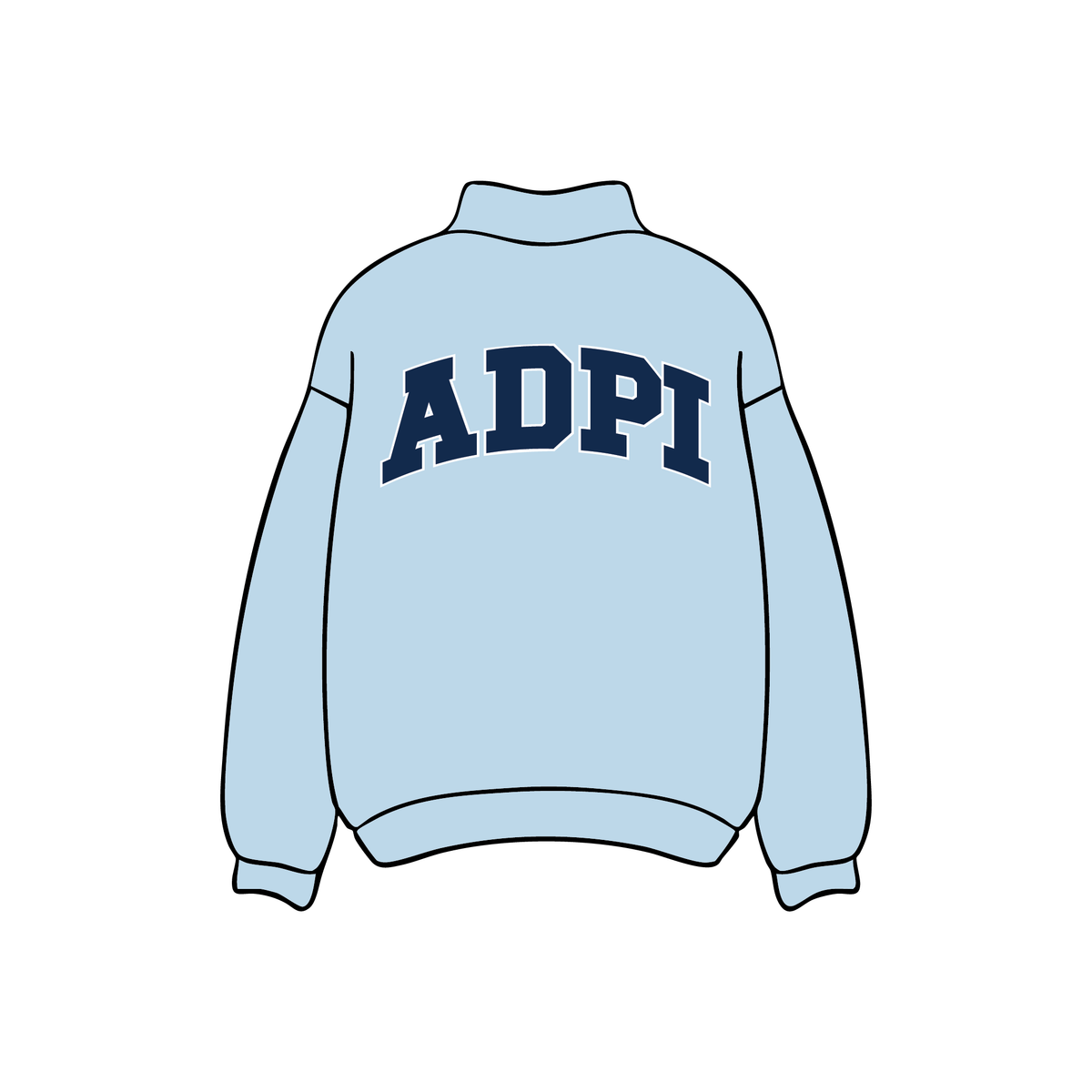 Virginia Polytechnic Institute and State University x Alpha Delta Pi 'General Drop' Mockneck