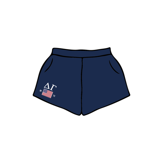 Virginia Polytechnic Institute and State University x Delta Gamma 'Fall Merch' Sweatshorts