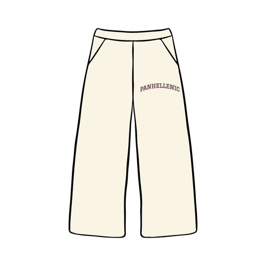 Virginia Polytechnic Institute and State University x Panhellenic 'General' Wide-leg Sweatpants