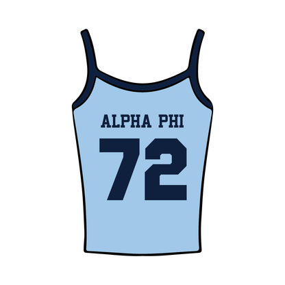Virginia Polytechnic Institute and State University x Alpha Phi 'Fall Philanthropy' Spaghetti Tank Top