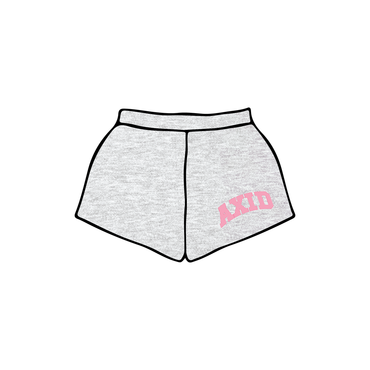 West Virginia University x Alpha Xi Delta 'Spring Merch Drop' Shorts