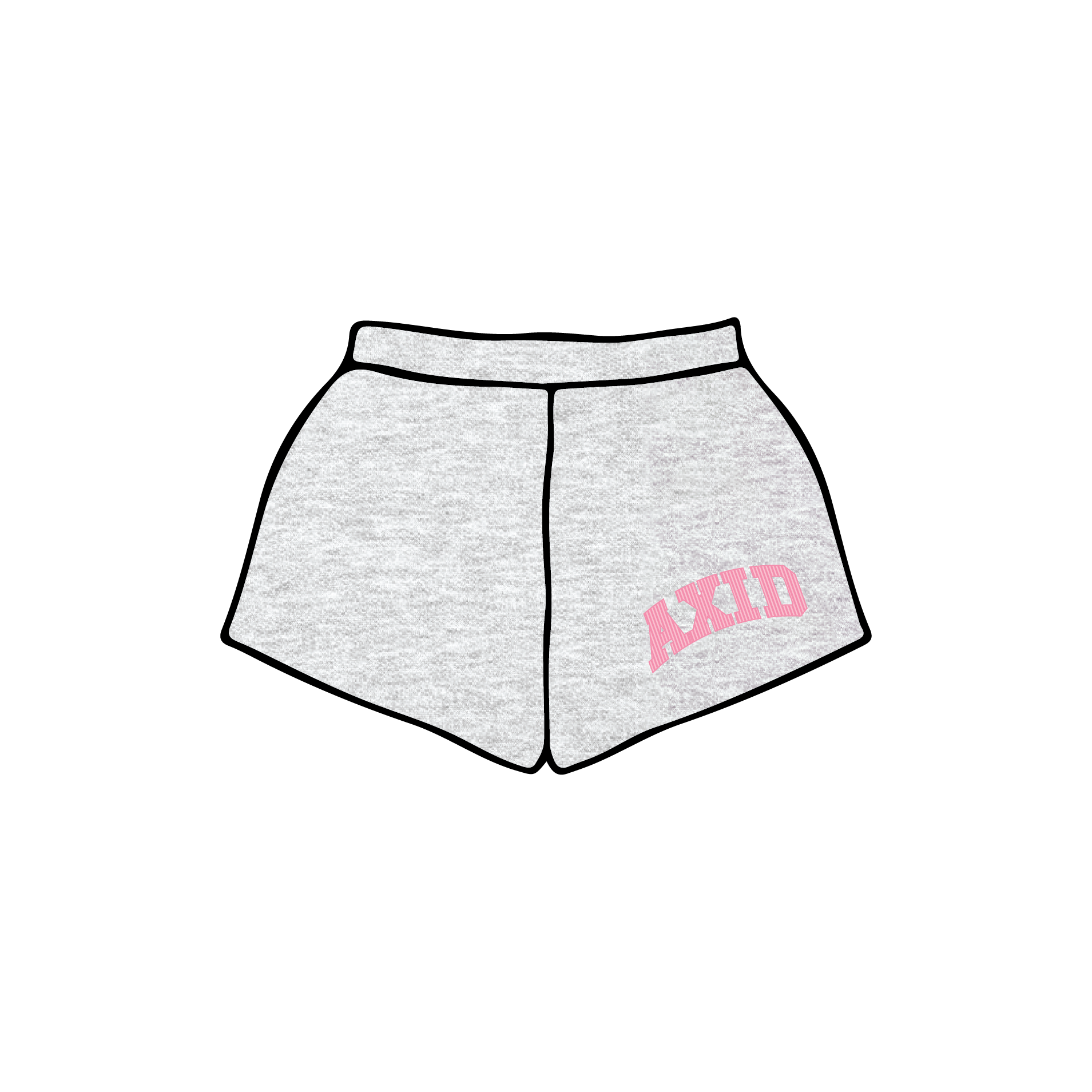 West Virginia University x Alpha Xi Delta 'Spring Merch Drop' Shorts