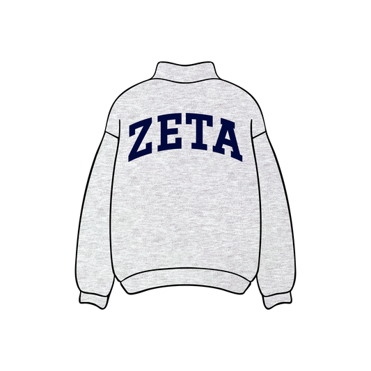 Indiana University Bloomington x Zeta Tau Alpha 'PR Merch 2025' Mockneck