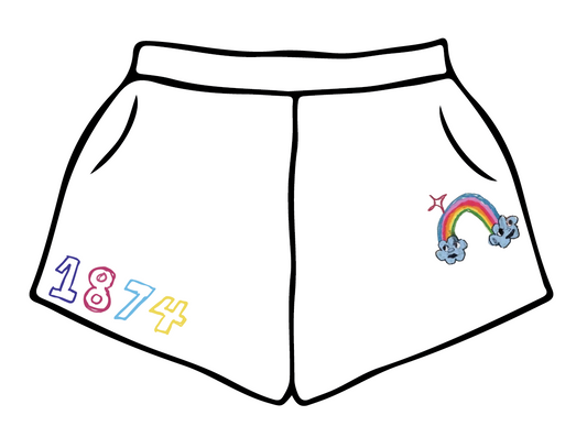 Syracuse University x Gamma Phi Beta 'Bid Day 2025' Sweatshorts