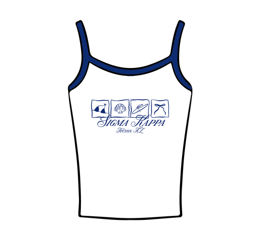 University of Arizona x Sigma Kappa Spaghetti Tank Top
